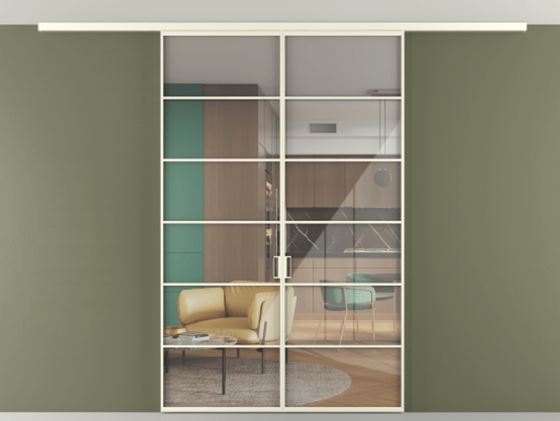 Перегородка Формато вдоль стены на потолок 2 створки АЛПР 040.04 Алюминий молочно-белый Рефлективное прозрачное стекло "Стопсол", калёное. Цена 44945010 so'm 1. Полотно 2 шт. (800/2100 мм)
2. Комплект установки раздвижной системы
3. Базовый комплект фурнитуры
4.Ручка Рондо. Фабрика дверей Волховец 8 (800) 551 43 19 Перегородка Формато вдоль стены на потолок 2 створки АЛПР 040.04 Алюминий молочно-белый Рефлективное прозрачное стекло "Стопсол", калёное Цена 44945010 so'm | Volhovec