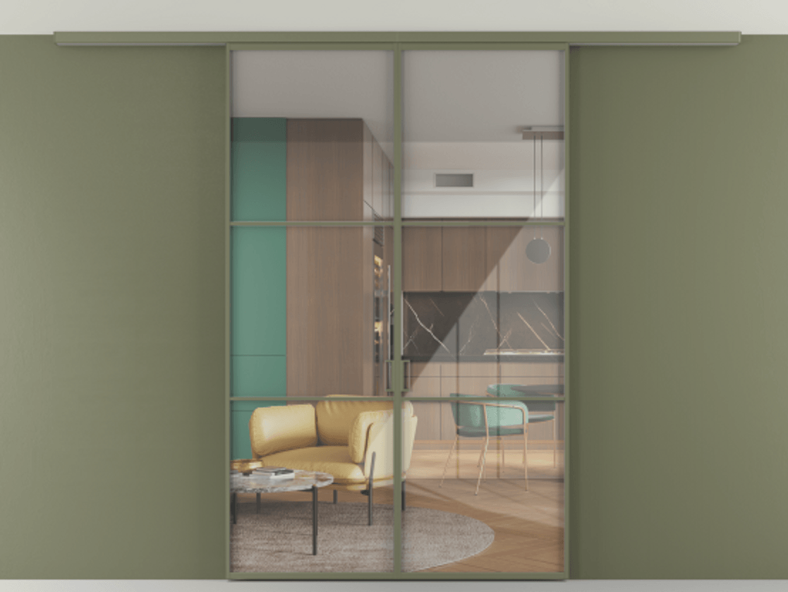 Перегородка Формато вдоль стены на потолок 2 створки АЛПР 040.03 Алюминий оливковый тёмный Рефлективное прозрачное стекло "Стопсол", калёное. Цена 42158230 so'm 1. Полотно 2 шт. (800/2100 мм)
2. Комплект установки раздвижной системы
3. Базовый комплект фурнитуры
4.Ручка Рондо. Фабрика дверей Волховец 8 (800) 551 43 19 Перегородка Формато вдоль стены на потолок 2 створки АЛПР 040.03 Алюминий оливковый тёмный Рефлективное прозрачное стекло "Стопсол", калёное Цена 42158230 so'm | Volhovec