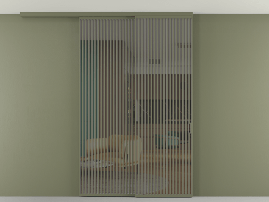 Перегородка Формато вдоль стены на потолок 2 створки с синхронным механизмом АЛПР 040.06 Алюминий оливковый тёмный Прозрачное серое стекло, триплекс. Цена 91442570 so'm 1. Полотно 2 шт. (800/2100 мм)
2. Комплект установки раздвижной системы
3. Базовый комплект фурнитуры
4.Ручка Рондо. Фабрика дверей Волховец 8 (800) 551 43 19 Перегородка Формато вдоль стены на потолок 2 створки с синхронным механизмом АЛПР 040.06 Алюминий оливковый тёмный Прозрачное серое стекло, триплекс Цена 91442570 so'm | Volhovec