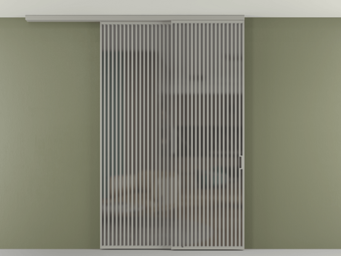 Перегородка Формато вдоль стены на потолок 2 створки с синхронным механизмом АЛПР 040.06 Алюминий нейтральный серый Сатинированное серое стекло, триплекс. Цена 91442570 so'm 1. Полотно 2 шт. (800/2100 мм)
2. Комплект установки раздвижной системы
3. Базовый комплект фурнитуры
4.Ручка Рондо. Фабрика дверей Волховец 8 (800) 551 43 19 Перегородка Формато вдоль стены на потолок 2 створки с синхронным механизмом АЛПР 040.06 Алюминий нейтральный серый Сатинированное серое стекло, триплекс Цена 91442570 so'm | Volhovec