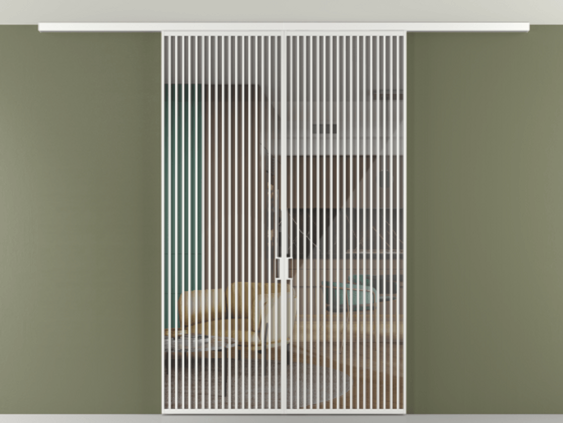 Перегородка Формато вдоль стены на потолок 2 створки АЛПР 040.06 Алюминий белоснежный Рефлективное прозрачное стекло "Стопсол", калёное. Цена 77171670 so'm 1. Полотно 2 шт. (800/2100 мм)
2. Комплект установки раздвижной системы
3. Базовый комплект фурнитуры
4.Ручка Рондо. Фабрика дверей Волховец 8 (800) 551 43 19 Перегородка Формато вдоль стены на потолок 2 створки АЛПР 040.06 Алюминий белоснежный Рефлективное прозрачное стекло "Стопсол", калёное Цена 77171670 so'm | Volhovec