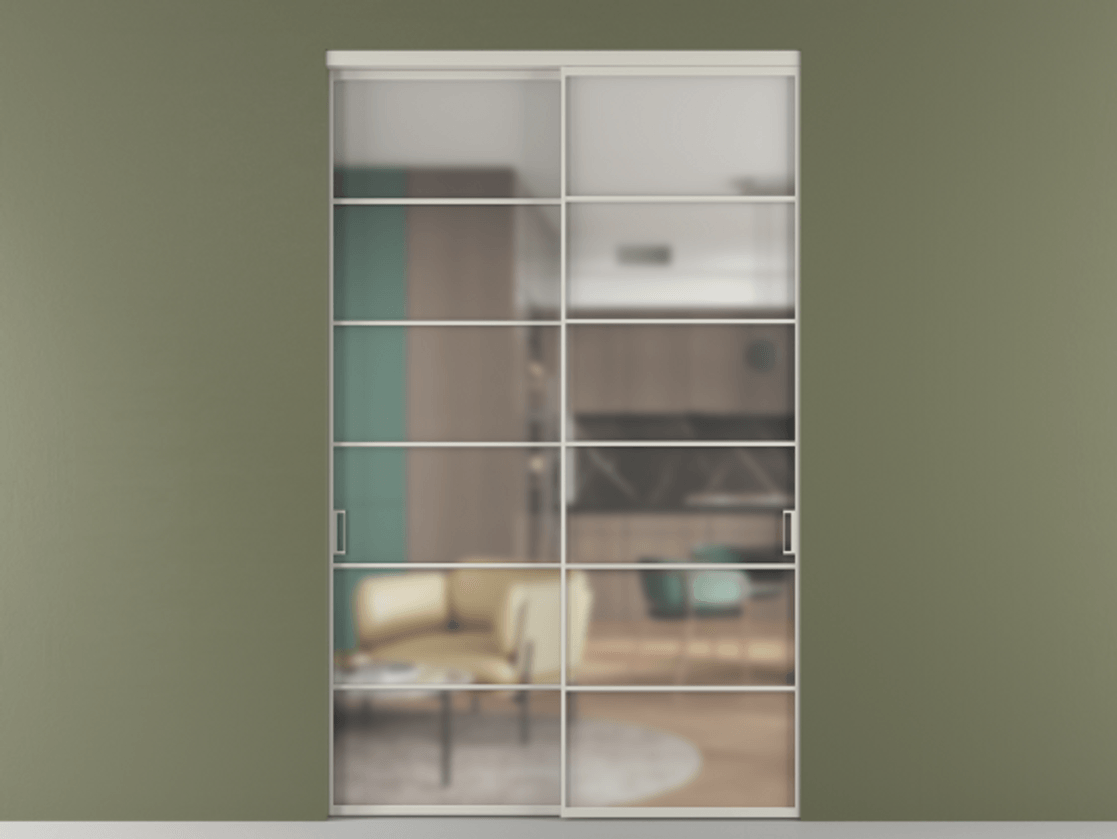 Перегородка Formato внутри проёма 2 створки АЛПР 040.04 Алюминий тёплый серый Сатинированное стекло "Matelux Crystal Vision", калёное, матовое, каленое 6 мм. Цена 493900 ₽ 1. Полотно 2 шт. (800/2100 мм)
2. Комплект установки раздвижной системы
3. Базовый комплект фурнитуры
4.Ручка RONDO. Фабрика дверей Волховец 8 (800) 551 43 19 Перегородка Formato внутри проёма 2 створки АЛПР 040.04 Алюминий тёплый серый Сатинированное стекло "Matelux Crystal Vision", калёное, матовое, каленое 6 мм Цена 493900 ₽ | Volhovec