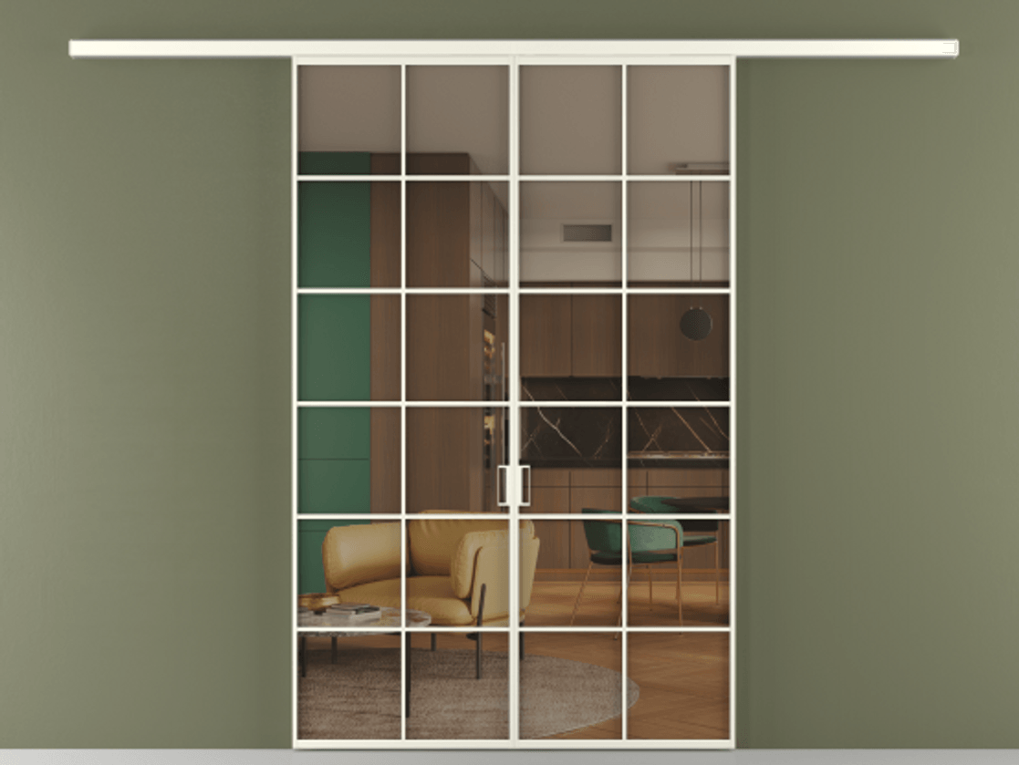 Перегородка Formato вдоль стены 2 створки АЛПР 040.05 Алюминий жемчужный Прозрачное бронзовое стекло, триплекс. Цена 50465800 so'm 1. Полотно 2 шт. (800/2100 мм)
2. Комплект установки раздвижной системы
3. Базовый комплект фурнитуры
4.Ручка RONDO
. Фабрика дверей Волховец 8 (800) 551 43 19 Перегородка Formato вдоль стены 2 створки АЛПР 040.05 Алюминий жемчужный Прозрачное бронзовое стекло, триплекс Цена 50465800 so'm | Volhovec