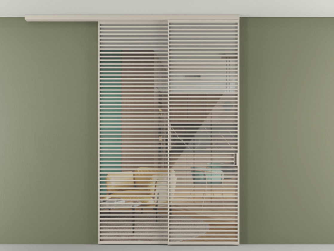 Перегородка Формато вдоль стены на потолок 2 створки с синхронным механизмом АЛПР 040.07 Алюминий светло-бежевый Рефлективное прозрачное стекло "Стопсол", калёное. Цена 94040970 so'm 1. Полотно 2 шт. (800/2100 мм)
2. Комплект установки раздвижной системы
3. Базовый комплект фурнитуры
4.Ручка Рондо. Фабрика дверей Волховец 8 (800) 551 43 19 Перегородка Формато вдоль стены на потолок 2 створки с синхронным механизмом АЛПР 040.07 Алюминий светло-бежевый Рефлективное прозрачное стекло "Стопсол", калёное Цена 94040970 so'm | Volhovec