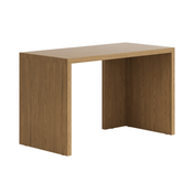 Письменный стол с 2 опорами торфяной дуб