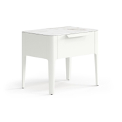 Тумба прикроватная Piega 1 ящик Матовый жемчужный