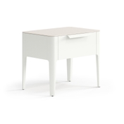 Тумба прикроватная Piega 1 ящик Матовый жемчужный