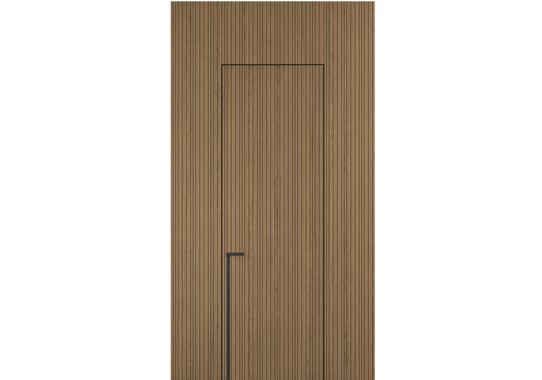 Панели для отделки стен Стеновая панель Фрезерованные Дуб сепия матовый. Цвет Дуб сепия матовый. Материал Шпон Naturwood. Коллекция Фрезерованные. Картинка.