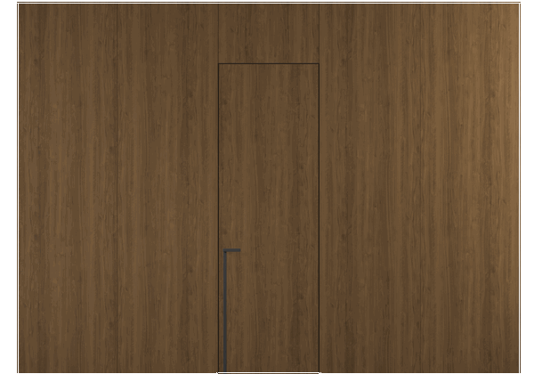 Панели для отделки стен Стеновая панель в искусственной отделке Лесной орех. Цвет Лесной орех. Материал Ламинатин. Коллекция Искусственные отделки. Картинка.