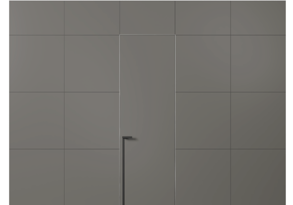 Панели для отделки стен Стеновая панель в эмали Матовый классический серый. Цвет Матовый классический серый. Материал Гладкая эмаль. Коллекция Эмаль. Картинка.