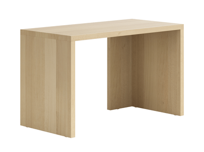 Мебель Стол Module письменный с двумя опорами. Цвет Эвкалипт бежевый матовый. Материал Шпон эвкалипта Naturwood. Коллекция Стол Module письменный с двумя опорами. Картинка.