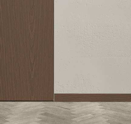 Плинтус Плинтус Скрытый. Цвет Дуб кофейный. Коллекция Плинтус Скрытый. Картинка.