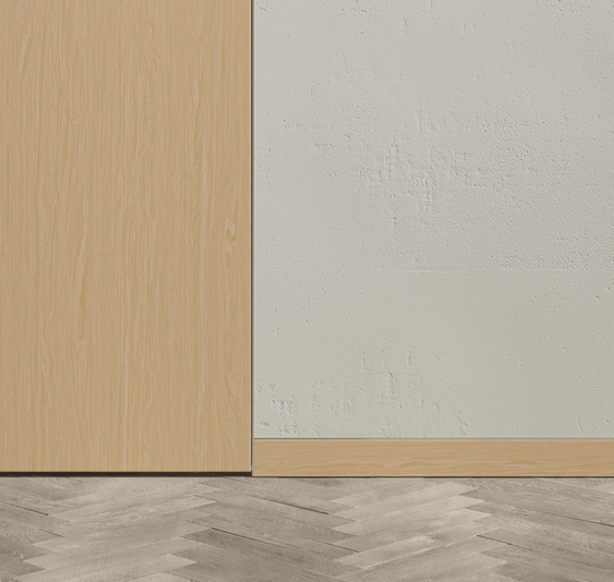 Плинтус Плинтус Скрытый. Цвет Дуб молочный. Коллекция Плинтус Скрытый. Картинка.