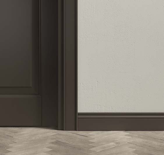 Плинтус Плинтус Классический. Цвет Матовый антрацит. Коллекция Плинтус Классический. Картинка.