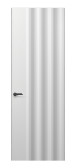 Дверь межкомнатная 8623 МБЛ . Цвет Матовый белоснежный. Материал Гладкая эмаль. Коллекция Dune. Картинка.