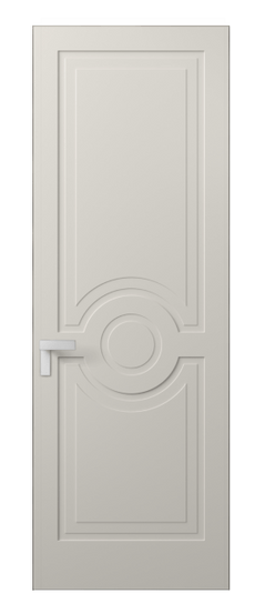 Дверь межкомнатная АКП 8361 МОС Матовый облачно-серый. Цвет Матовый облачно-серый. Материал Гладкая эмаль. Коллекция Rocca. Картинка.