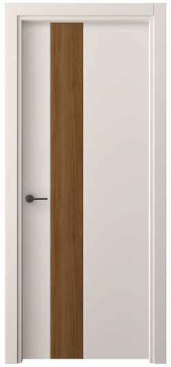 Дверь межкомнатная 4223 ПЭТБ. Цвет ПЭТ тёплый-белый. Материал ПЭТ. Коллекция Freedom. Картинка.