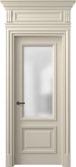 Дверь межкомнатная 7302 ББСР САТ. Цвет Бук бежево-серый. Материал Массив бука эмаль. Коллекция Antique. Картинка.