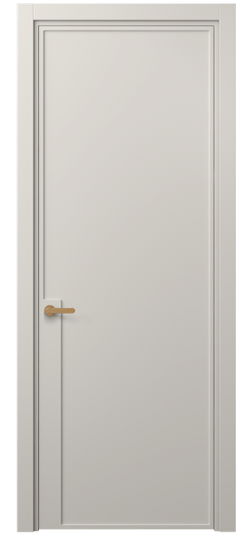 Дверь межкомнатная 8603 МОС . Цвет Матовый облачно-серый. Материал Гладкая эмаль. Коллекция Frame. Картинка.