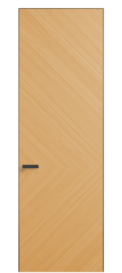 Дверь межкомнатная 0202 ДЗМЛР Дуб золотой матовый. Цвет Дуб золотой матовый рифт. Материал Радиальный шпон Naturwood. Коллекция Rift. Картинка.