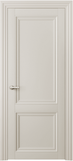 Дверь межкомнатная 2523 МОС. Цвет Матовый облачно-серый. Материал Гладкая эмаль. Коллекция Centro. Картинка.