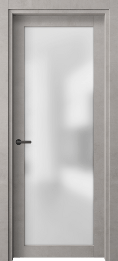 Дверь межкомнатная 2102 neo ЛСЕ САТ. Цвет Леон серебро. Материал Teknofoil Ламинатин. Коллекция Neo. Картинка.