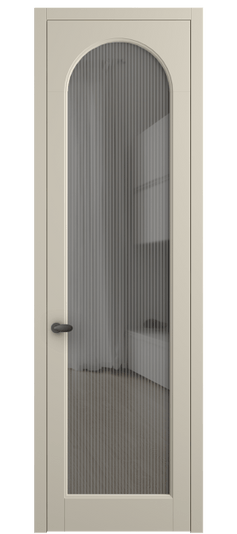 Дверь межкомнатная 6804 МБСР MORU Серый. Цвет Матовый бежево-серый. Материал Гладкая эмаль. Коллекция Palazzo. Картинка.