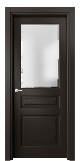 Межкомнатная дверь 6324 МАН САТ-Ф. Цвет Матовый антрацит. Материал Гладкая эмаль. Коллекция Тоскана Элегантэ. Фото. Дверь межкомнатная 6324 МАН САТ-Ф. Цвет Матовый антрацит. Материал Гладкая эмаль. Коллекция Тоскана Элегантэ. Картинка.
