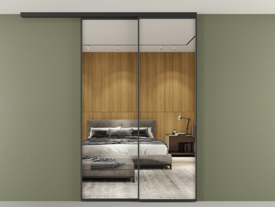 Алюминевая перегородка pv2_2_01 Двустороннее зеркало ЧЕР. Цвет Алюминий Черный. Материал Алюминий. Коллекция Перегородка Formato вдоль стены на потолок 2 створки с синхронным механизмом. Фото. Алюминевая перегородка pv2_2_01 Двустороннее зеркало ЧЕР. Цвет Алюминий Черный. Материал Алюминий. Коллекция Перегородка Formato вдоль стены на потолок 2 створки с синхронным механизмом. Картинка.