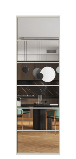 Межкомнатная дверь АЛПЛ040.04 АТСР Crystalvision. Цвет Алюминий тёплый серый. Материал Алюминий в эмали. Коллекция Formato. Фото. Дверь межкомнатная АЛПЛ040.04 АТСР Crystalvision. Цвет Алюминий тёплый серый. Материал Алюминий в эмали. Коллекция Formato. Картинка.