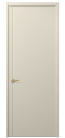 Дверь межкомнатная 8644 МБСР. Цвет Матовый бежево-серый. Материал Гладкая эмаль. Коллекция Alba. Картинка.