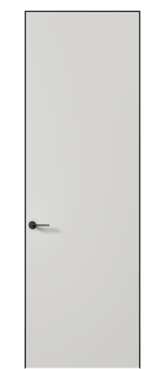 Дверь межкомнатная 0010 АКП МСР. Цвет Матовый серый. Материал Гладкая эмаль. Коллекция Planum Pro. Картинка.
