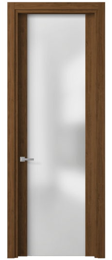Дверь межкомнатная 4114 ЛОР САТ. Цвет Лесной орех. Материал Ламинатин. Коллекция Planum. Картинка.