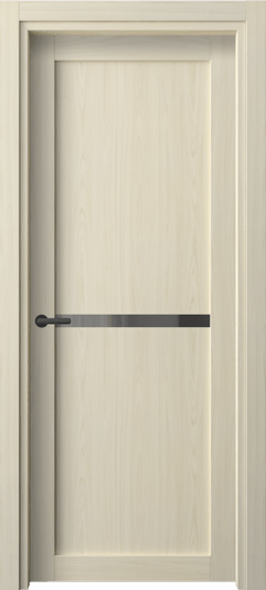 Дверь межкомнатная 2112 МОЯ ЗЕР СЕР. Цвет Молочный ясень. Материал Сиплекс ламинатин. Коллекция Нео. Картинка.
