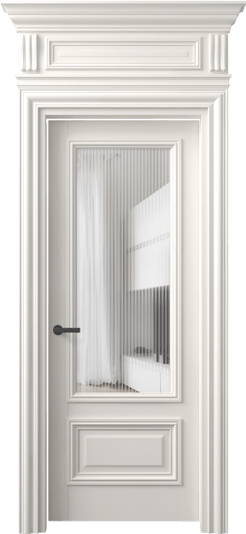 Дверь межкомнатная 7306 БПБЛ MORU. Цвет Бук пудровый белый. Материал Массив бука эмаль. Коллекция Antique. Картинка.