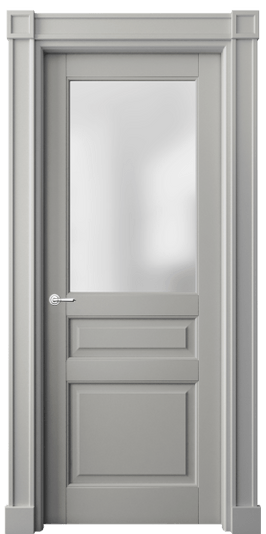 Дверь межкомнатная 6304 БНСР САТ. Цвет Бук нейтральный серый. Материал Массив бука эмаль. Коллекция Toscana Plano. Картинка.