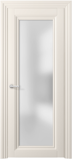 Дверь межкомнатная 2502 ПЭКБ САТ. Цвет ПЭТ кремово-белый. Материал ПЭТ. Коллекция Centro. Картинка.