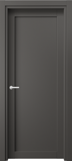Дверь межкомнатная 2101 ПЭГФ. Цвет ПЭТ графитовый. Материал ПЭТ. Коллекция Neo. Картинка.