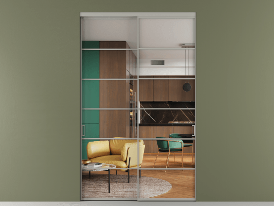 Алюминевая перегородка АЛПР 040.04_АНСР_Crystalvision_new. Цвет Алюминий нейтральный серый. Материал Алюминий в эмали. Коллекция Перегородка Formato внутри проёма 2 створки. Фото. Алюминевая перегородка АЛПР 040.04_АНСР_Crystalvision_new. Цвет Алюминий нейтральный серый. Материал Алюминий в эмали. Коллекция Перегородка Formato внутри проёма 2 створки. Картинка.