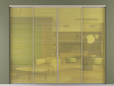 Перегородка Формато внутри проёма 4 створки