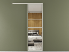 Перегородка Формато вдоль стены 1 створка