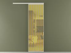 Перегородка Formato вдоль стены 1 створка