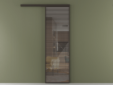 Перегородка Формато вдоль стены 1 створка