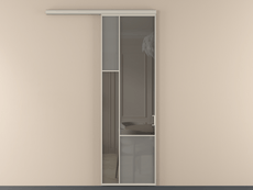 Перегородка Mosaic вдоль стены 1 створка