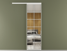 Перегородка Формато вдоль стены 1 створка