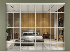 Перегородка Формато внутри проёма 4 створки