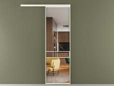 Перегородка Формато вдоль стены 1 створка