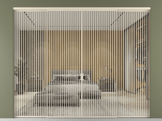 Перегородка Формато внутри проёма 4 створки