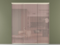 Перегородка Formato внутри проёма 3 створки