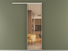 Перегородка Формато вдоль стены 1 створка